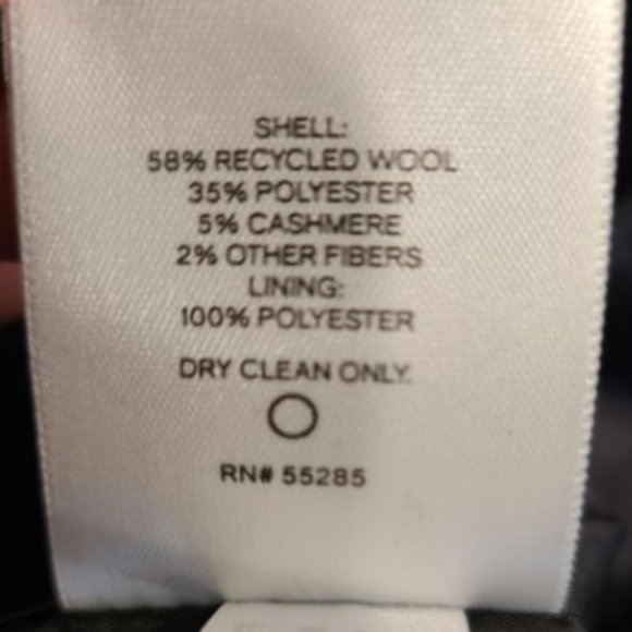 Wool-Blend Button Front Scarf Coat NWT Express - Picture 6 of 7